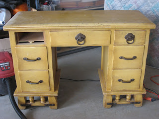 Old Desk and Computer Chair re-do with Amy Butler Fabric