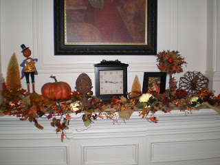 Decorating Fireplace Mantel for Fall