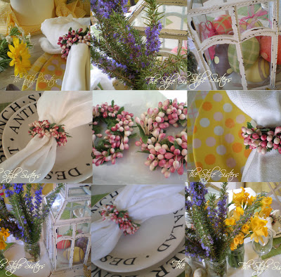 Spring Tablescape Collage