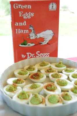 Dr. Seuss baby shower green eggs and ham
