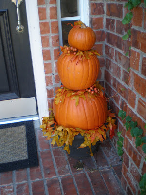 How to Make a Pumpkin Topiary - Karins Kottage