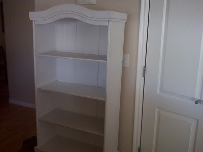Wal-mart Bookcase with leg addition.