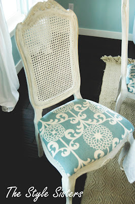 Thrift store chairs turned into French beauties the easy way. 