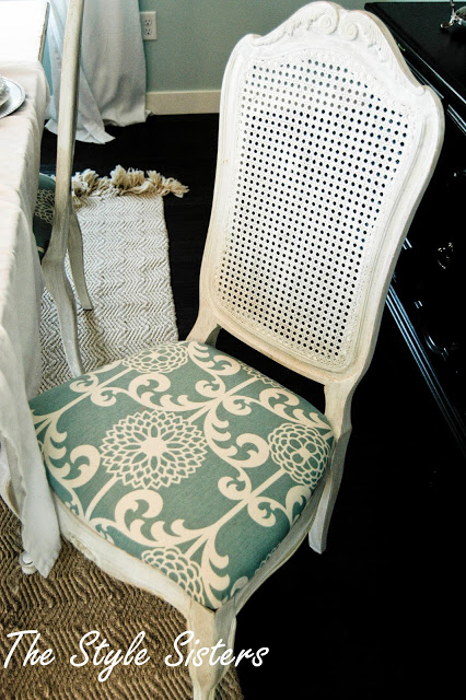 Thrift store dining room chair makeover