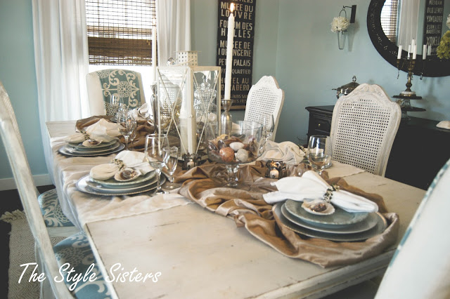 How to decorate a dining room with thrift store finds