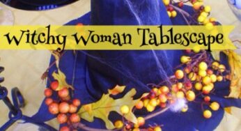 Witchy Woman Halloween Tablescape
