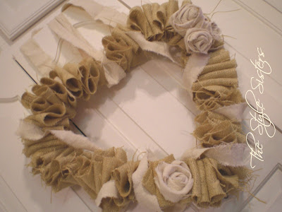 Burlap heart wreath, Valentine ruffle wreath, burlap wreath, front door wreath, valentine decor