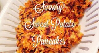 Savory Sweet Potato Pancakes