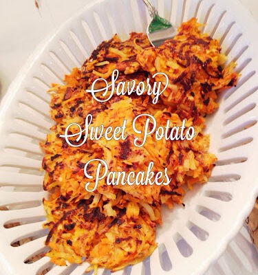 Savory Sweet Potato Pancakes