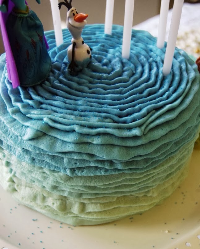 Frozen Birthday party cake healthy