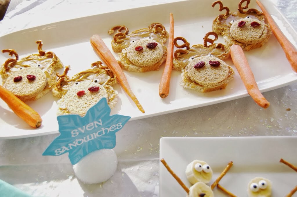 Sven sandwiches for frozen birthday party food