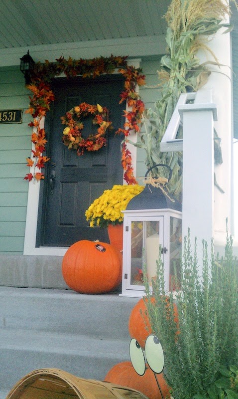 Fall porch door 