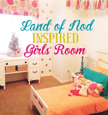 Budget Land of Nod Inspired Girls Room