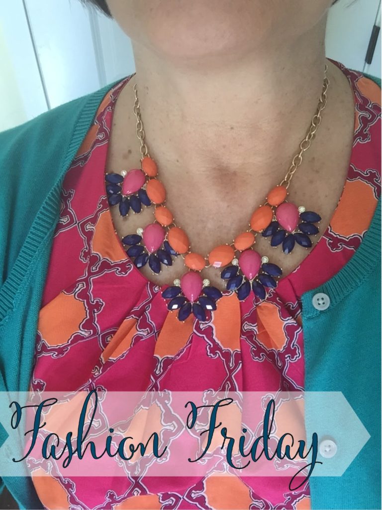 Fashion Friday - Cardigan sweater, Bold colors- The Style Sisters