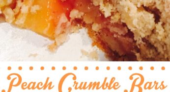 Peach Crumble Bars