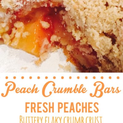 Peach Crumble Bars