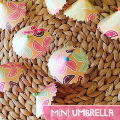 How to make Mini Paper umbrella’s