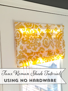 Faux Roman ShadeTutorial using no Hardware, Command Sticky strips