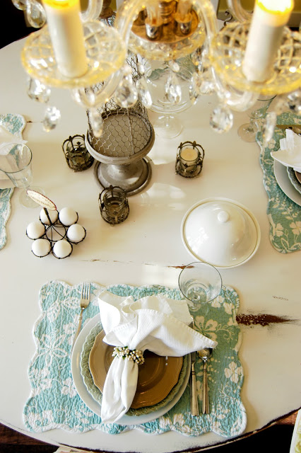 French entertaining, French tablescape, Light white and blue tablescape, The Style Sisters