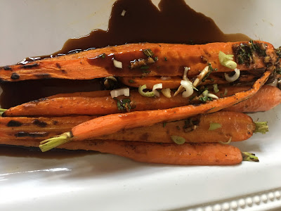 Tried a new recipe Glazed Grilled Carrots