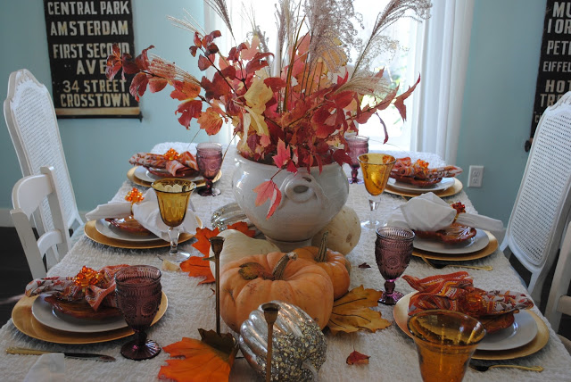 How to create a fall tablescape- Karins Kottage