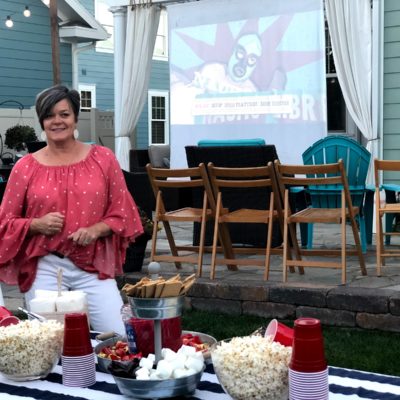 Outdoor Movie night in Your own Backyard!