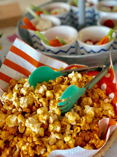 Indian Tribal baby shower Caramel corn