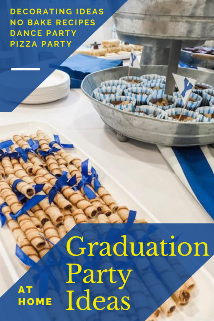 Blue and White graduation party ideas