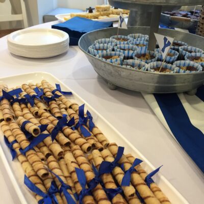 BYU Graduation Party Ideas- Blue and White