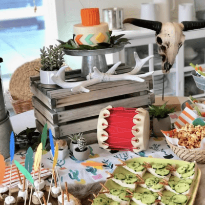 An Indian Tribal Baby Shower for a Little Brave Man