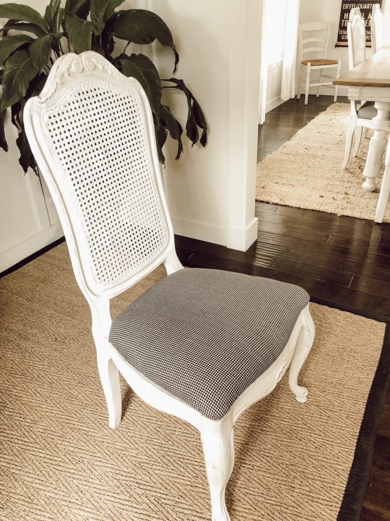 How To Recover A Dining Room Chair Seat Karins Kottage