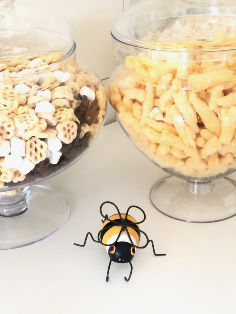 honey bee birthday party golden treats in jars