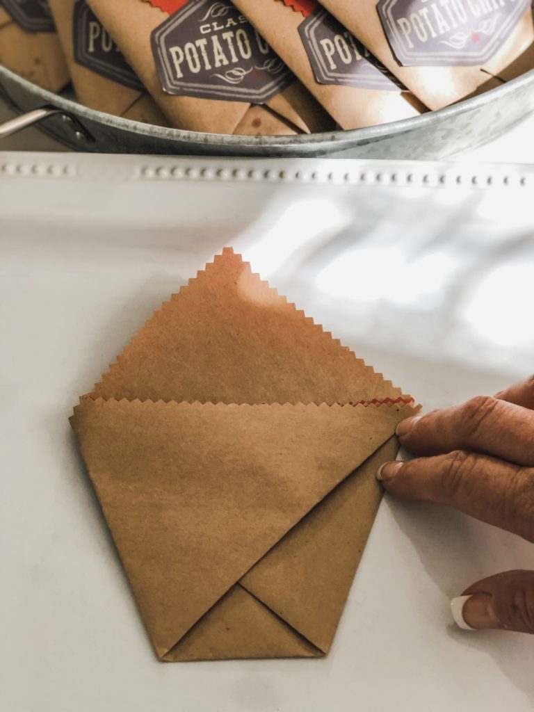 Make Your Own Old Fashioned Paper Snack Bags - Karins Kottage