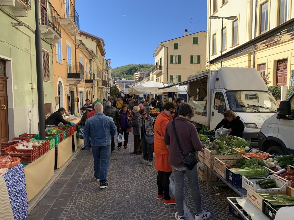Casoli Italy Friday market