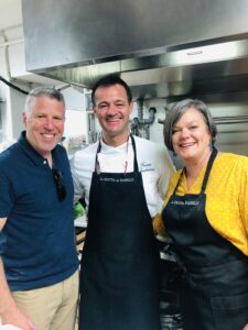 Chef Franco from La Grotta Del Raselli restaurant in Guardiagrele, Italy 