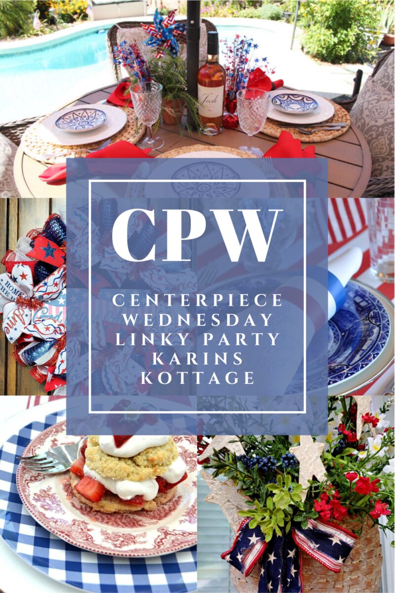 Centerpiece Wednesday Linky party - Karins Kottage