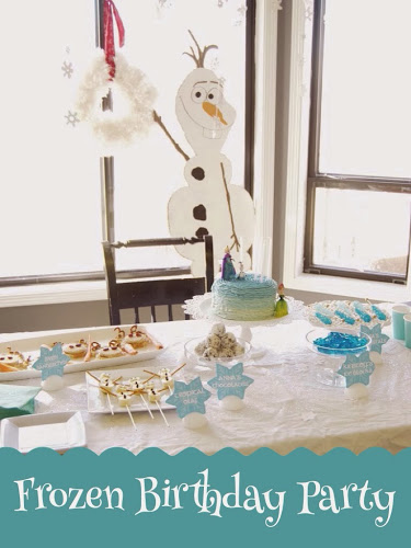 Frozen Birthday Party idea- Karins Kottage