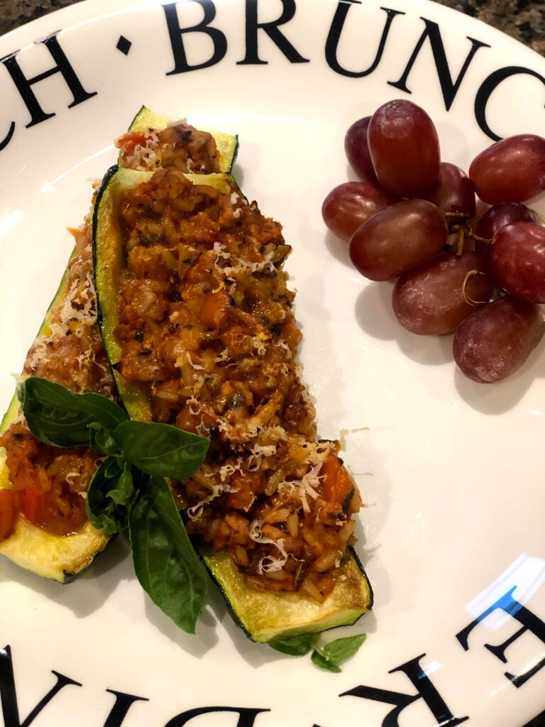 Zucchini Turkey Boats