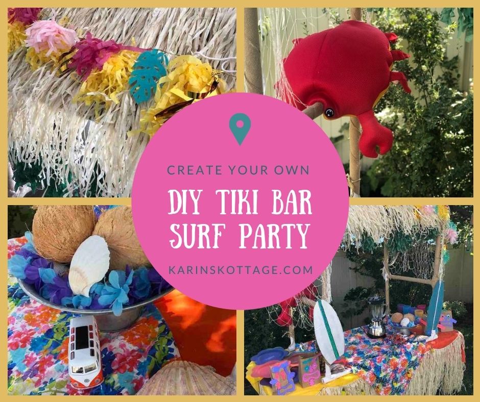 DIY TIki Bar and Surf Party