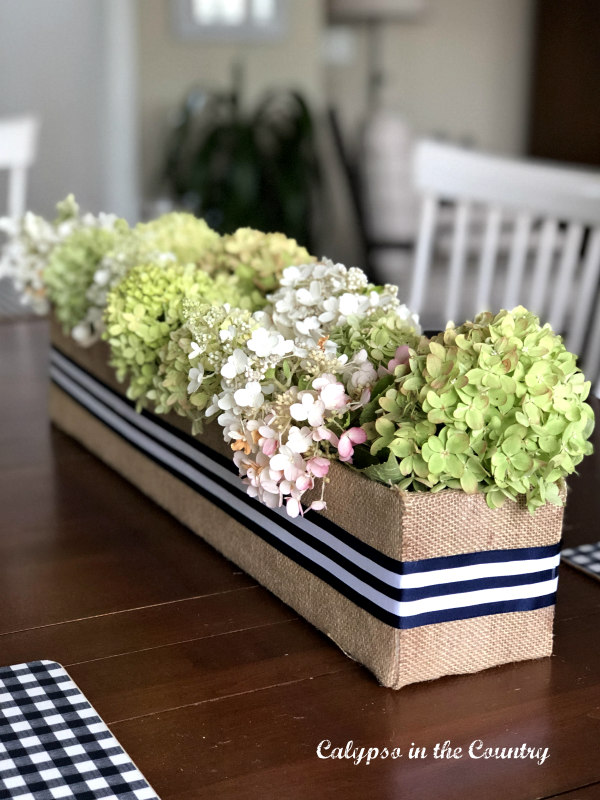 Happy Centerpiece Wednesday everyone- Aug 3 How to make a simple DIY flower box. 
