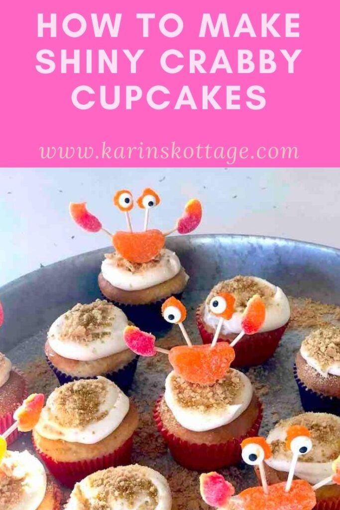 How to make shiny crabby cupcakes
