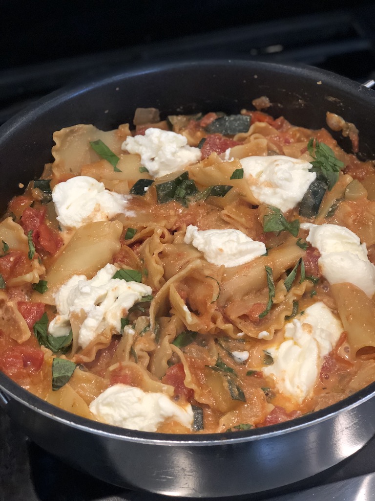 skillet lasagna dinner 