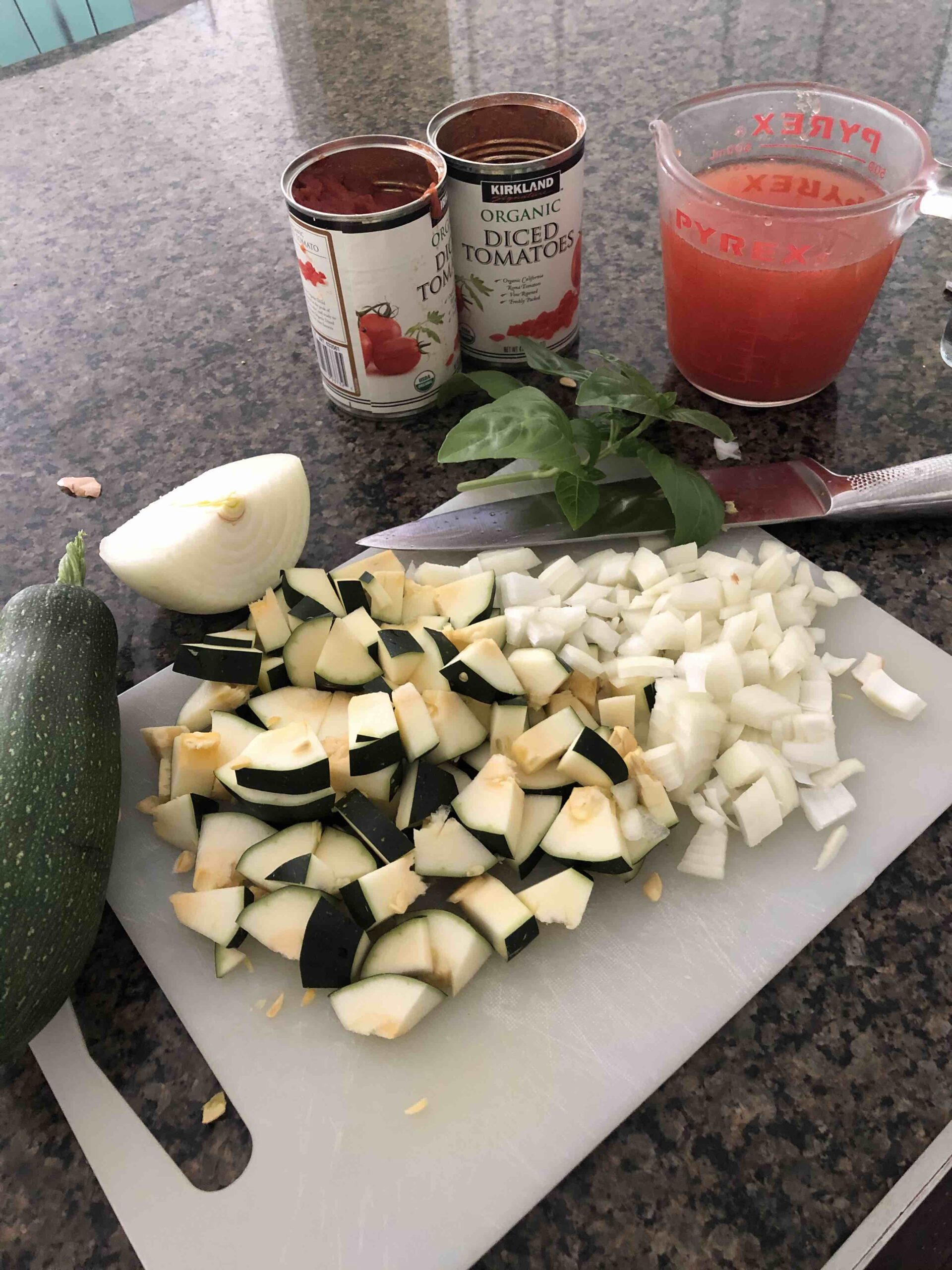 Skillet Summer Lasagna vegetarian