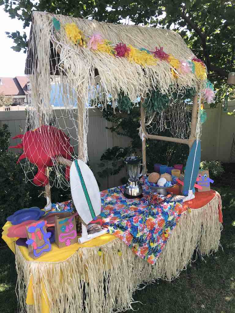 DIY Tiki Bar Surf Party In Backyard   Karins Kottage