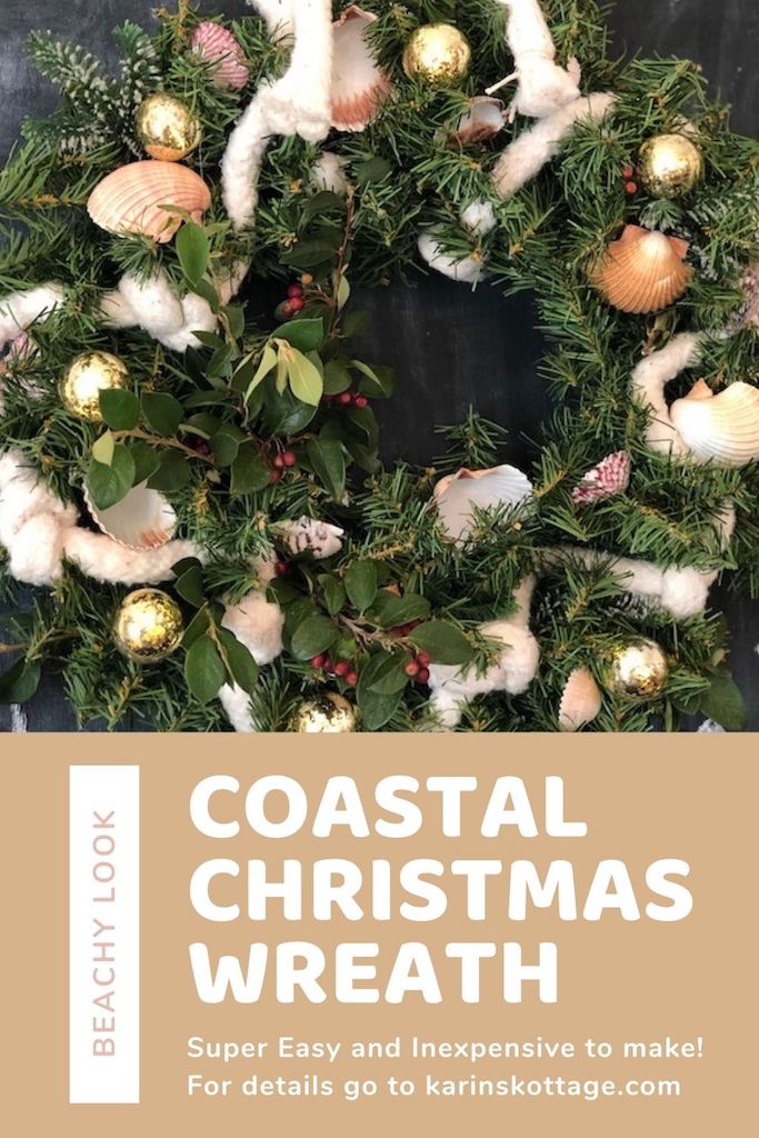 Coastal Christmas Wreath Tutorial