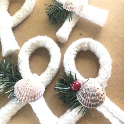 Coastal Christmas Napkin rings