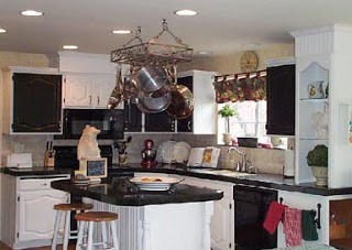 BLACK AND WHITE KITCHEN RE-DO