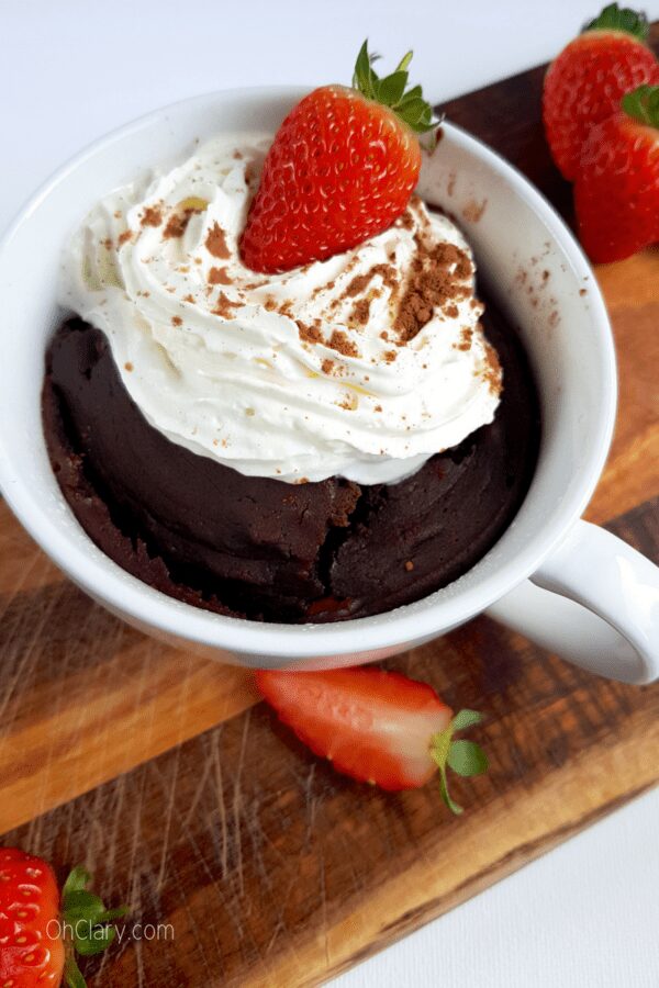 Keto Chocolate mug cake