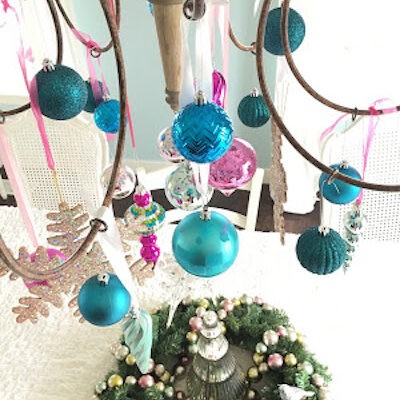 How to decorate Chandelier for Christmas