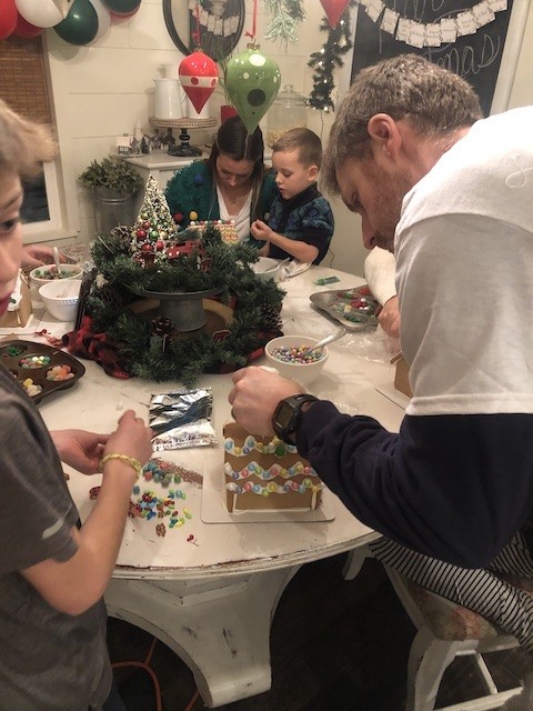 Puffy Paint Gingerbread House Decorations - Laura Kelly's Inklings